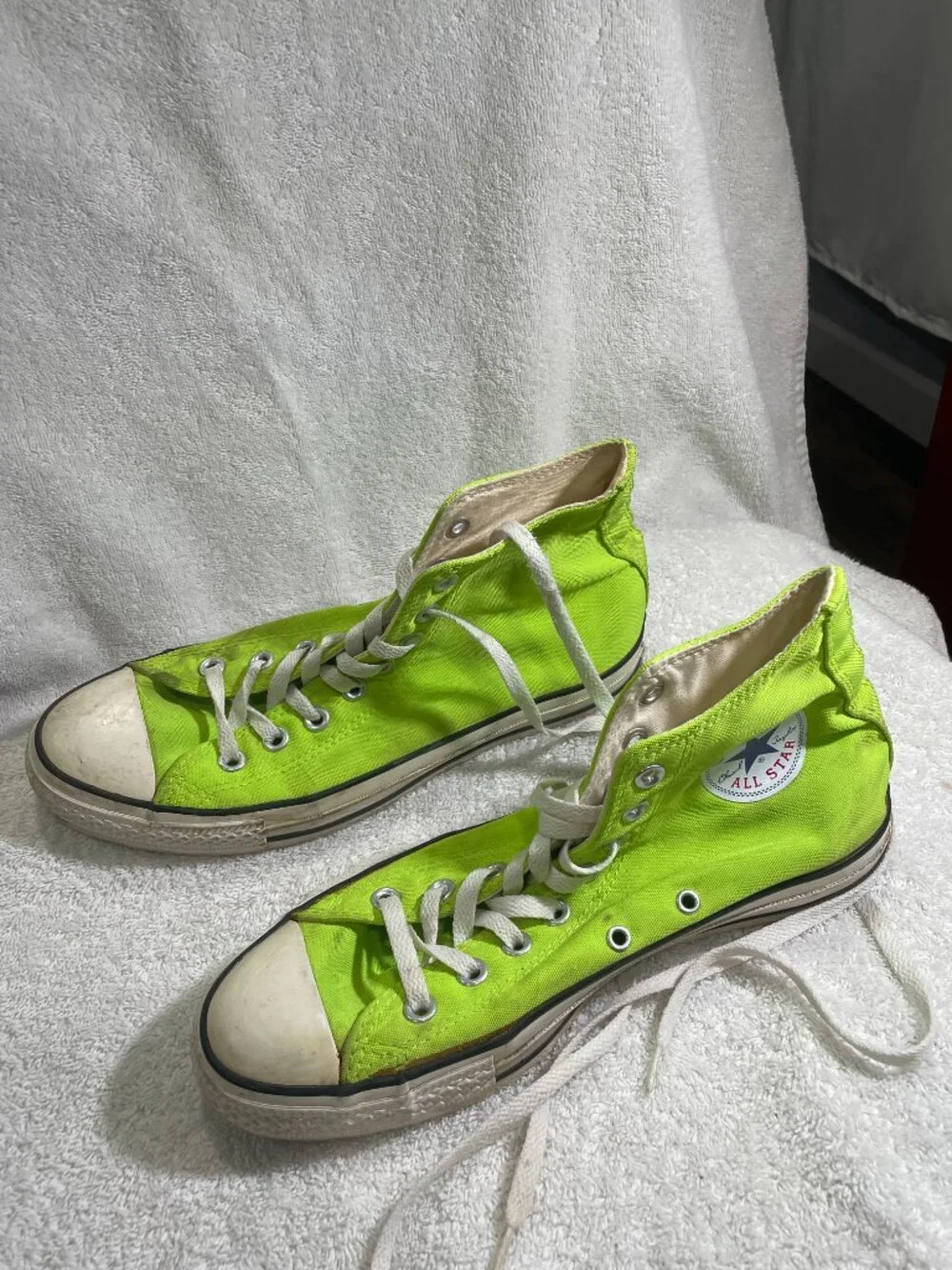 Converse All Star Chuck Taylor High Top Sneakers Shoes Womens Size 10 Green